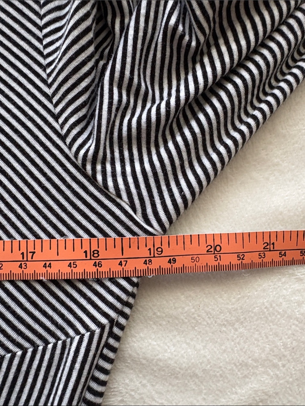 GUESS Striped Black and White Women's Top - Picture 7 of 9